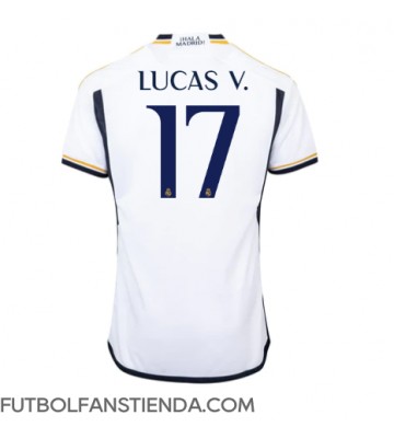 Real Madrid Lucas Vazquez #17 Primera Equipación 2023-24 Manga Corta